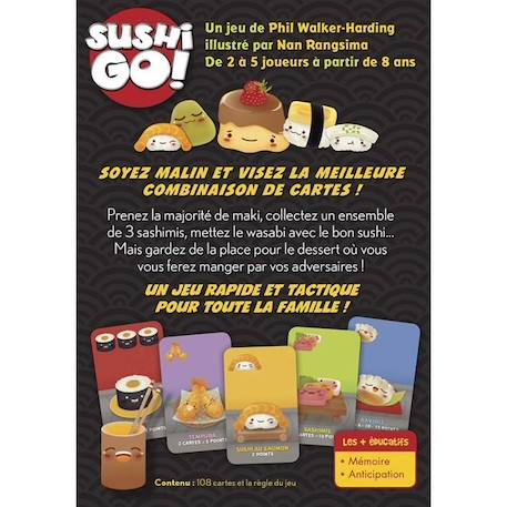 Cocktail Games - Sushi Go! - Jeu de société - À partir de 8 ans - 2 à 5 joueurs - 15 minutes VIOLET 3 - vertbaudet enfant 
