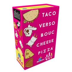 Jouet-Jeux de société-Jeu de société - Blue Orange - Taco Verso Bouc Cheese Pizza - Age 8 ans - Durée 10 min - Jeu d'ambiance