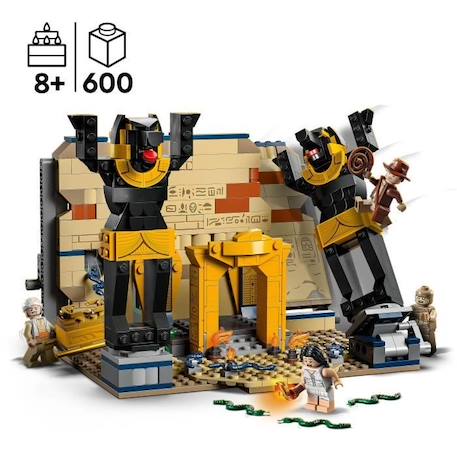 LEGO® Indiana Jones 77013 L’Évasion du Tombeau Perdu, Jouet Les Aventuriers de l'Arche Perdue BEIGE 2 - vertbaudet enfant 