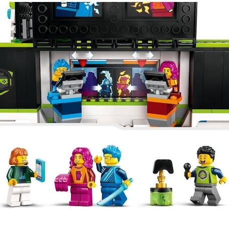 LEGO® City 60388 Le Camion de Tournois de Jeux Vidéo, Jouet Enfants 7 Ans, Compétition eSport NOIR 5 - vertbaudet enfant 