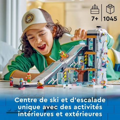 LEGO® City 60366 Le Complexe de Ski et d’Escalade, Jouet de Construction Modulaire pour Enfants Dès 7 Ans BLEU 6 - vertbaudet enfant 