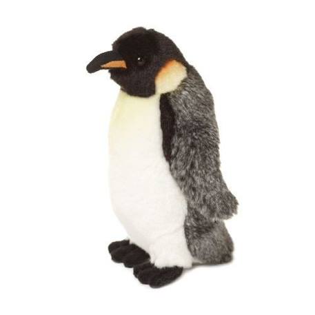 Peluche Pingouin Manchot Empereur - WWF - 20 cm - Age minimum: 2 ans NOIR 1 - vertbaudet enfant 