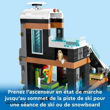 LEGO® City 60366 Le Complexe de Ski et d’Escalade, Jouet de Construction Modulaire pour Enfants Dès 7 Ans BLEU 4 - vertbaudet enfant 