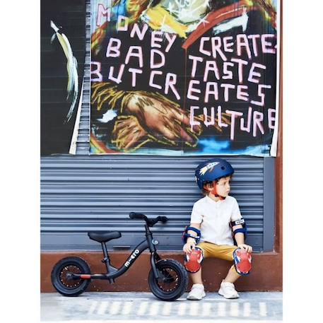 Draisienne enfant - MICRO - Balance Bike Noir - 18 mois à 5 ans - Extérieur NOIR 3 - vertbaudet enfant 