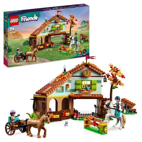 LEGO® Friends 41745 L’Écurie d’Autumn, Jouet avec Chevaux, Carrosse, Cadeau Équitation MARRON 1 - vertbaudet enfant 