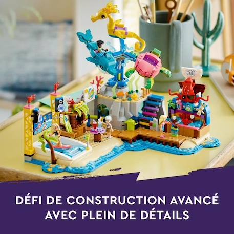 LEGO® Friends 41737 Le Parc d’Attractions à la Plage, Jouet de Construction Avancée, Enfants 12 Ans BLEU 6 - vertbaudet enfant 
