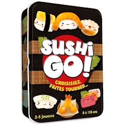 Jouet-Cocktail Games - Sushi Go! - Jeu de société - À partir de 8 ans - 2 à 5 joueurs - 15 minutes