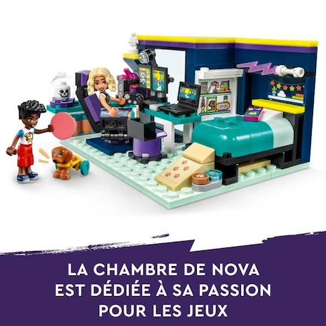 LEGO® Friends 41755 La Chambre de Nova, Jouet sur le Thème du Gaming, avec Mini-Poupée BLANC 4 - vertbaudet enfant 