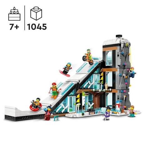 LEGO® City 60366 Le Complexe de Ski et d’Escalade, Jouet de Construction Modulaire pour Enfants Dès 7 Ans BLEU 2 - vertbaudet enfant 