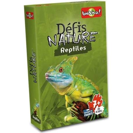 Bioviva - Défis Nature - Reptiles VERT 1 - vertbaudet enfant 