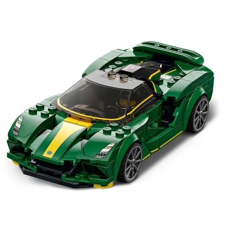 LEGO® 76907 Speed Champions Lotus Evija Voiture de Course, Jouet Réduit Avec Minifigure de Pilote de Course, Jouet Pour Enfants VERT 2 - vertbaudet enfant 