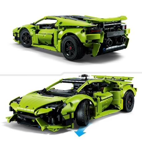 LEGO® Technic 42161 Lamborghini Huracán Tecnica, Kit de Maquette de Voiture pour Enfants Fans de Sport Automobile BLANC 3 - vertbaudet enfant 