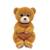 Peluche TY - Beanie Babies - Duncan l'ours 15 cm - Marron BLANC 1 - vertbaudet enfant 