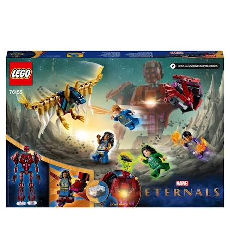 LEGO® 76155 Marvel Les Éternels Dans l’Ombre d’Arishem, Kit de Construction Super-Héros pour Enfants dès 7 ans ROUGE 6 - vertbaudet enfant 