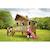 Maisonnette Emma en bois avec toboggan rouge AXI pour enfants à partir de 3 ans MARRON 1 - vertbaudet enfant 