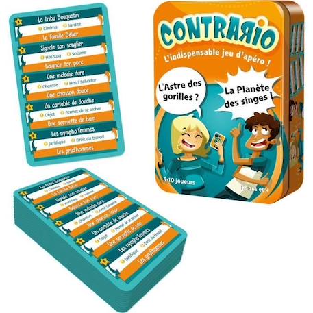 Jeu de société Contrario ASMODEE Cocktail Games - Devinez les expressions et les titres de films détournés BLANC 2 - vertbaudet enfant 