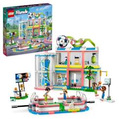 Jouet-LEGO® Friends 41744 Le Centre Sportif, Jouet avec Figurines et Jeux de Football, Basketball et Tennis