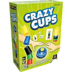 Jouet-Jeux de société-Jeu de société - GIGAMIC - Crazy Cups - Rapidité et repérage - À partir de 6 ans