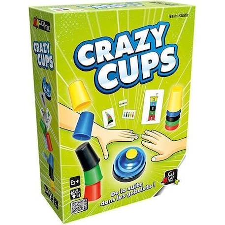 Jeu de société - GIGAMIC - Crazy Cups - Rapidité et repérage - À partir de 6 ans BLEU 2 - vertbaudet enfant 