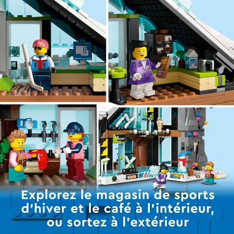 LEGO® City 60366 Le Complexe de Ski et d’Escalade, Jouet de Construction Modulaire pour Enfants Dès 7 Ans BLEU 5 - vertbaudet enfant 