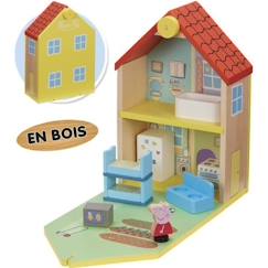 Jouet-Poupons et poupées-Poupées mannequins et accessoires-Peppa Pig - Maison Classique en Bois avec 1 personnage