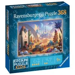 Jouet-Jeux éducatifs-Puzzles-Escape puzzle - Ravensburger - La mission spatiale - 368 pièces - Paysage et nature - Bleu