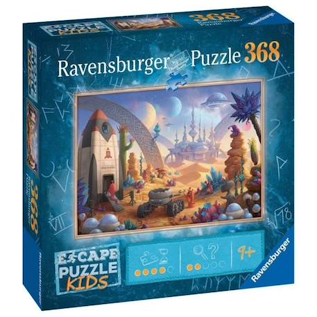 Escape puzzle - Ravensburger - La mission spatiale - 368 pièces - Paysage et nature - Bleu BLEU 1 - vertbaudet enfant 