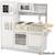 KidKraft - Cuisine en bois pour enfant Uptown Blanche, four, micro-ondes, téléphone et accessoires inclus BLANC 1 - vertbaudet enfant 