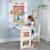 Kidkraft - Bureau pliable en bois pour enfant avec chaise inclus Arches Floating - Blanc BLANC 2 - vertbaudet enfant 
