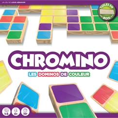 -Jeu de Domino de couleurs Chromino - Asmodee - Jeu de société - Jeu de plateau - Mixte - A partir de 8 ans