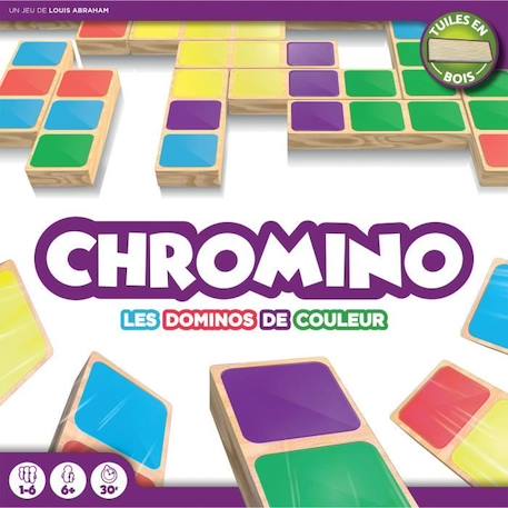 Jeu de Domino de couleurs Chromino - Asmodee - Jeu de société - Jeu de plateau - Mixte - A partir de 8 ans VERT 1 - vertbaudet enfant 