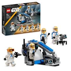 Jouet-Jeux d'imagination-Jeux de construction-LEGO® Star Wars 75359 Pack de Combat des Clone Troopers de la 332e Compagnie d’Ahsoka, Jouet avec Véhicule Speeder