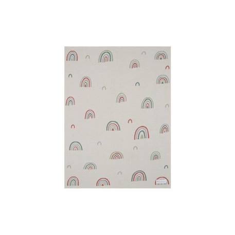 Couverture bébé ultra-douce 100% coton - KINDSGUT - Arc en ciel - Pistache - 80 x 100 cm VERT 4 - vertbaudet enfant 