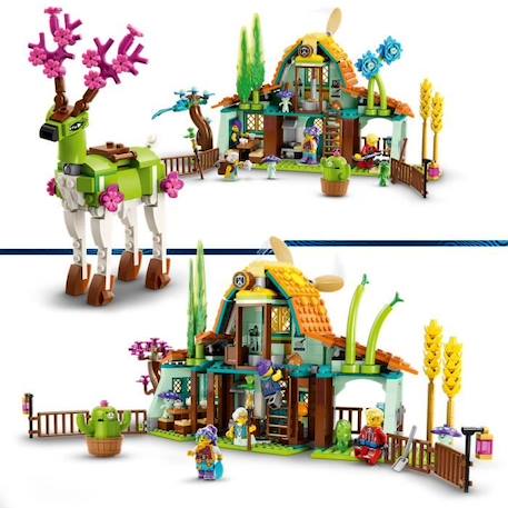 LEGO® DREAMZzz 71459 L’Écurie des Créatures des Rêves, Jouet de Ferme avec Figurine de Cerf 2-en-1 BLANC 3 - vertbaudet enfant 