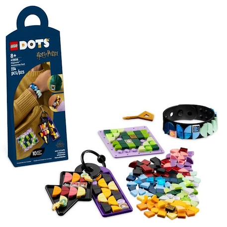 LEGO® DOTS - Ensemble d’Accessoires Poudlard - Harry Potter - 4 supports à personnaliser - 225 tuiles décorées BLEU 1 - vertbaudet enfant 