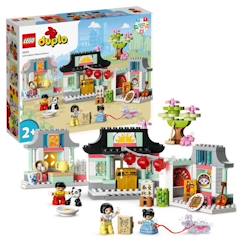 Jouet-LEGO® DUPLO 10411 Découvrir la Culture Chinoise, Jouet Éducatif, Panda, Briques, Enfants 2 Ans