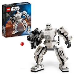 Jouet-Jeux d'imagination-Jeux de construction-LEGO® Star Wars 75370 Le Robot Stormtrooper, Jouet pour Enfants, Figurine à Construire avec Minifigurine