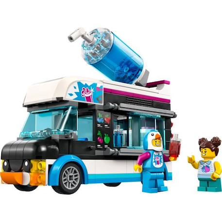 LEGO® City 60384 Le Camion à Granités du Pingouin, Jouet Camion Enfants 5 Ans, avec Figurines BLANC 2 - vertbaudet enfant 