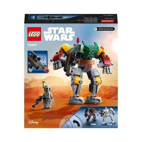 LEGO® Star Wars 75369 Le Robot Boba Fett, Figurine à Construire avec Blaster Lance-Tenons et Jetpack BLANC 6 - vertbaudet enfant 