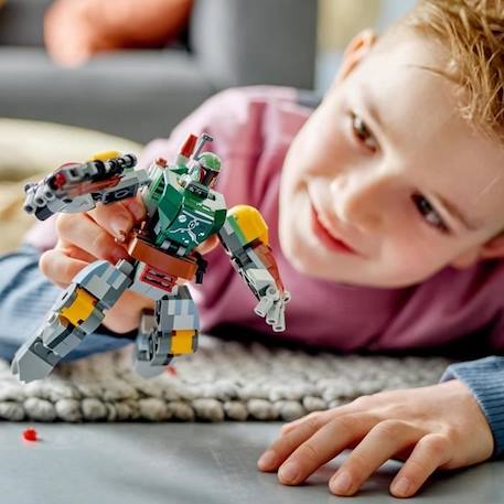 LEGO® Star Wars 75369 Le Robot Boba Fett, Figurine à Construire avec Blaster Lance-Tenons et Jetpack BLANC 5 - vertbaudet enfant 