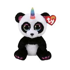 Jouet-Premier âge-Peluche Ty Beanie Buddy Paris Panda 24cm