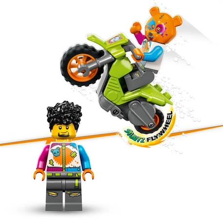 LEGO® City Stuntz 60356 La Moto de Cascade de l’Ours, Jouet Véhicule, Idée Cadeau BLANC 3 - vertbaudet enfant 