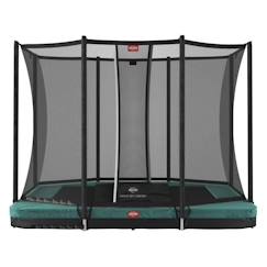 Jouet-Jeux de plein air-Trampolines-Trampoline BERG Ultim Favorit InGround 280 Green + Filet de Securite Comfort