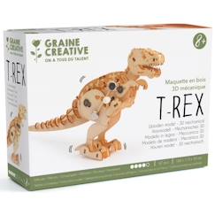 Jouet-Jeux d'imagination-Jeux de construction-Maquette 3D mécanique T-Rex 17 cm