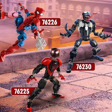 LEGO Marvel 76226 La Figurine de Spider-Man, Jouet à Construire Super-Héros, Cadeau 8 Ans BLEU 3 - vertbaudet enfant 