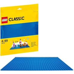 Jouet-Jeux d'imagination-Jeux de construction-LEGO® Classic 10714 La Plaque de Base Bleue, 32x32, Jeu de Construction Éducatif, Créatif