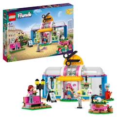 Jouet-LEGO® Friends 41743 Le Salon de Coiffure, Jouet de Coiffure avec Mini-Poupées Paisley et Olly