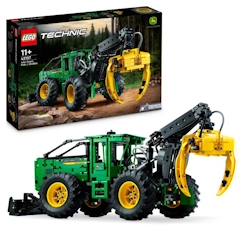 Jouet-LEGO® Technic 42157 La Débardeuse John Deere 948L-II, Maquette d'Engin de Chantier avec Fonctions