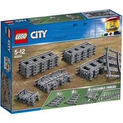Jouet-Jeux d'imagination-LEGO® City 60205 Pack de Rails