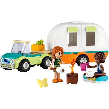 LEGO® Friends 41726 Les Vacances en Caravane, Jouet Camping-Car avec Voiture, Enfants 4 Ans BLANC 3 - vertbaudet enfant 